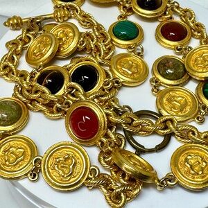 MISH Gold and Red Women's Necklace/Belt